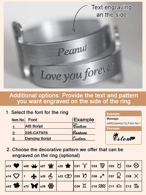 【Pet Memorial Ring.】Turn limited companionship into eternal remembrance. 🐾💍