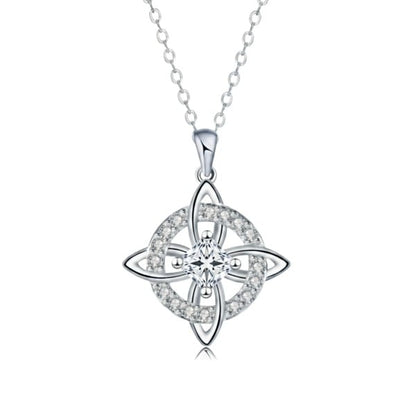 Mystical Birthstone Witches Knot Necklace – Natural Crystal 🔮💞Protect Your Loved Ones