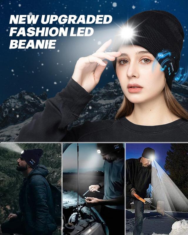 🔥🎄LED Bluetooth Beanie