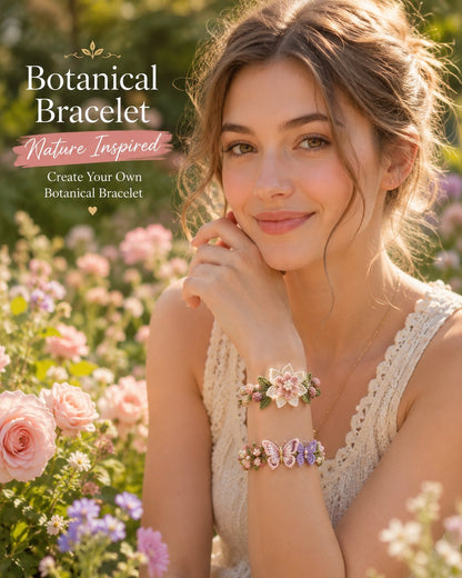 🌿🌸 DIY Nature-Inspired Crochet Bracelet Kit – Create Beautiful Handmade Floral Bracelets