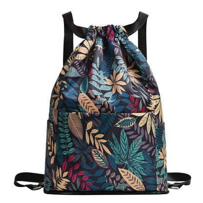 🔥Drawstring Foldable Large Capacity Travel Sports Backpack