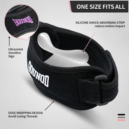 🔥Patella Knee Strap for Pain Relief – Ideal for Running, Jumper’s Knee & Tendonitis