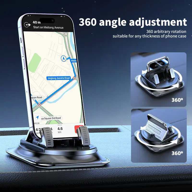 🚗 360° Car Phone Holder | Dashboard Suction Mount