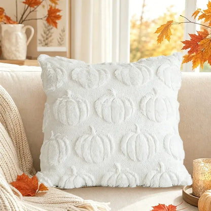 🎃 Limited-Time Fall Offer – Cozy 3D Bow Pumpkin Pillow Cover