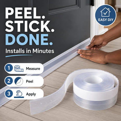 Universal Door Gap Seal Tape – Draft, Dust & Bug Blocker