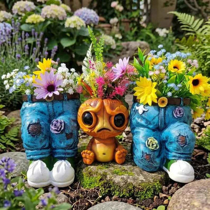 🪴 Cute Animal Sitting Planter 💥 Adorable Flower Pot for Succulents & Small Plants