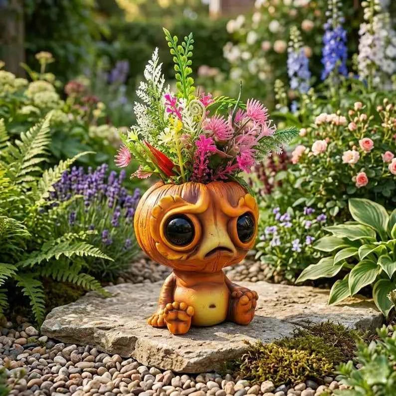 🪴 Cute Animal Sitting Planter 💥 Adorable Flower Pot for Succulents & Small Plants