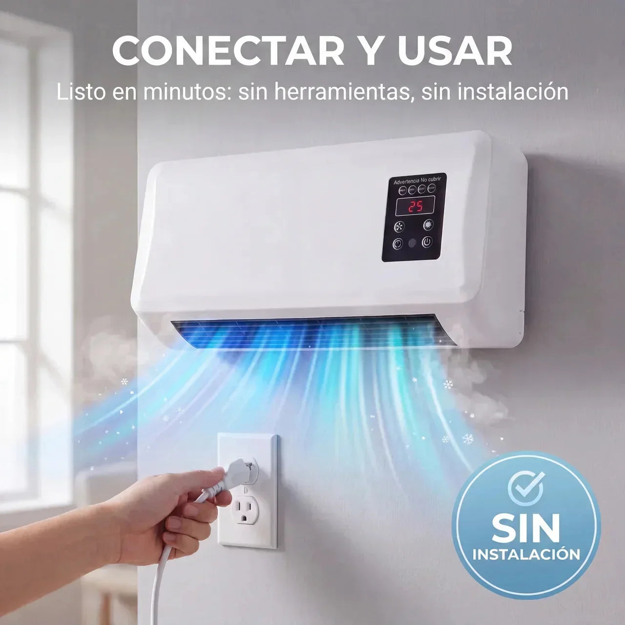 🔥 50% OFF | 2-in-1 Wall-Mounted Heater & Cooling Fan