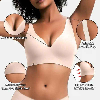 🏆#1 Bestselling🏆 Women’s Wireless Jelly Bra | Full Coverage Comfort Support
