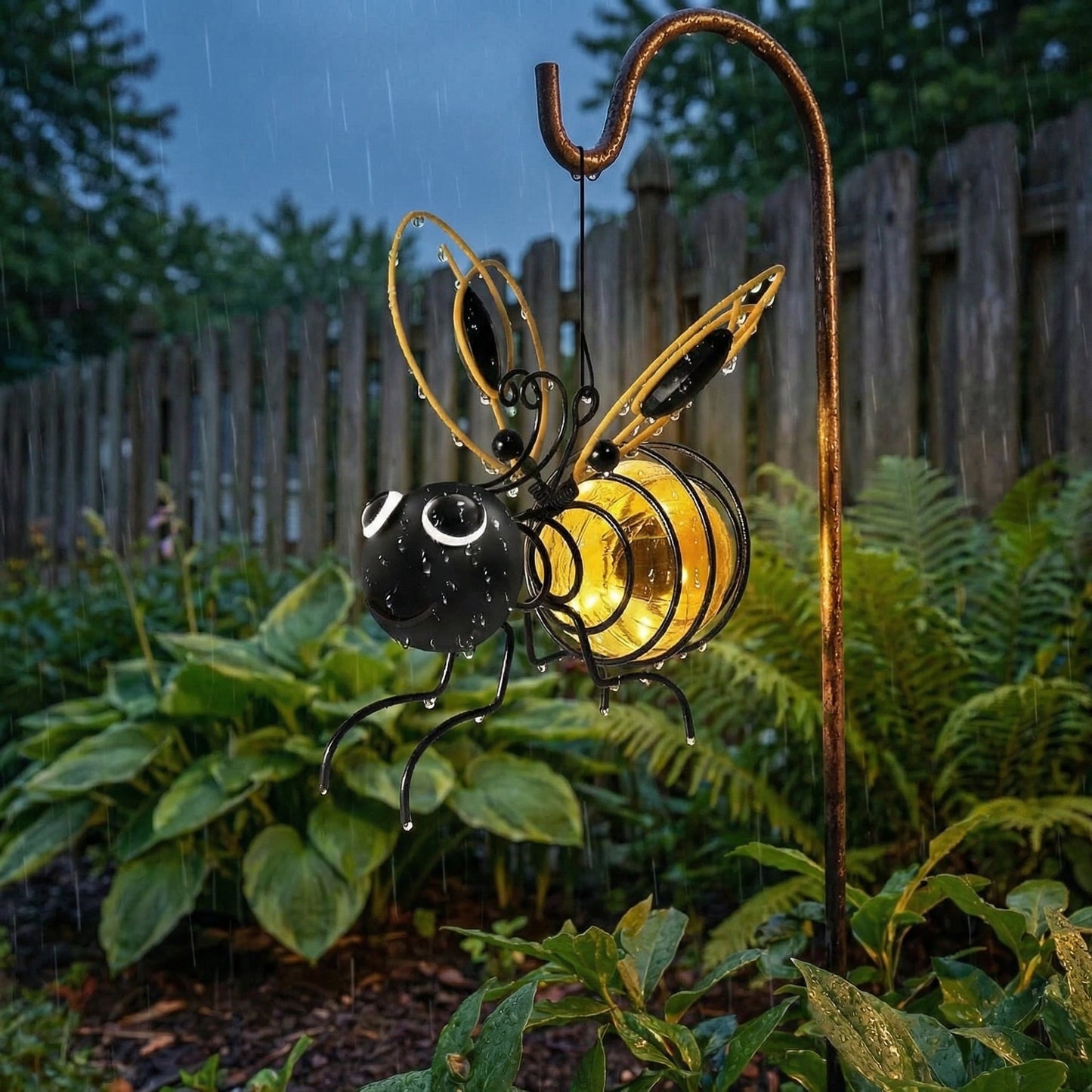 🐝Outdoor Hanging Solar Bee Light - Perfect Gift For Plant Lovers Moms Or Literally Anyone Who Smiles❤️