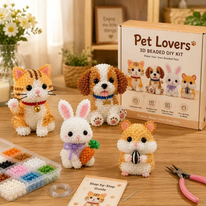 ✨Petite 3D Beaded Animal Kit – Cute, Relaxing & Giftable