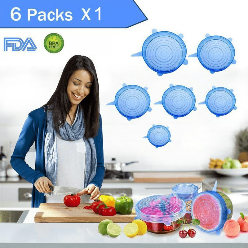 🔥Limited 50% OFF|50K+ SOLD!🔥Silicone Stretch Lids
