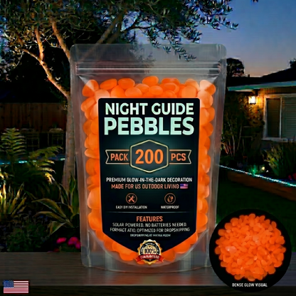 🔥LAST DAY SALE - 65%OFF🔥🌈Colorful Glow-in-the-Dark Garden Stones