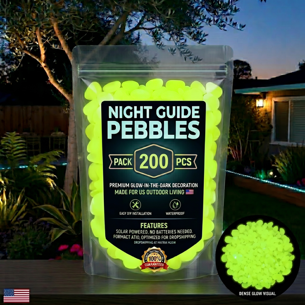 🔥LAST DAY SALE - 65%OFF🔥🌈Colorful Glow-in-the-Dark Garden Stones