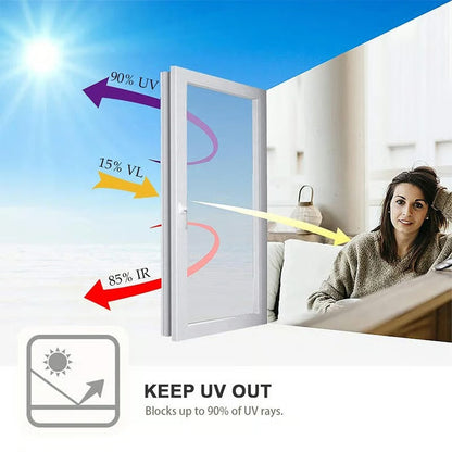 🔥 Over 50% OFF NOW🔥 One-Way Mirror Window Film for Daytime Privacy, UV Protection 🪟✨