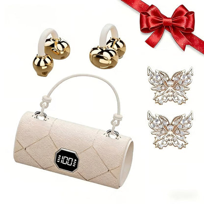 💖 Jewelry worn on your ears! Butterfly clip-on Bluetooth earphones, painless to wear, Bluetooth 6.0, IPX5 waterproof.