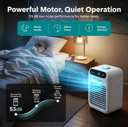 Mini Portable 3-in-1 Quiet Air Conditioner|Rechargeable & USB-Powered