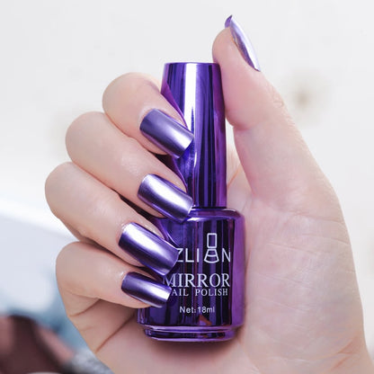 2026 Glamorous Metallic Mirror Nail Polish