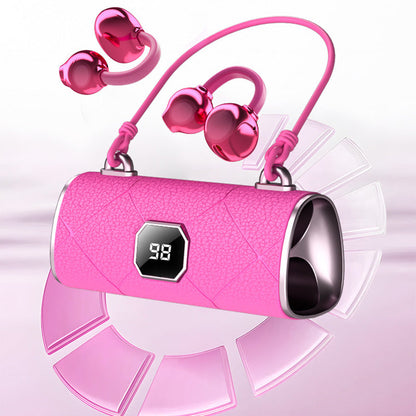 💖 Jewelry worn on your ears! Butterfly clip-on Bluetooth earphones, painless to wear, Bluetooth 6.0, IPX5 waterproof.