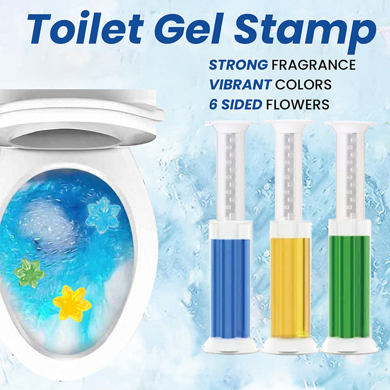 🔥Buy Two Get One🎁42 Flowers Toilet Gel Stamp-Keeps Toilet Clean & Fresh with Every Flush🌸