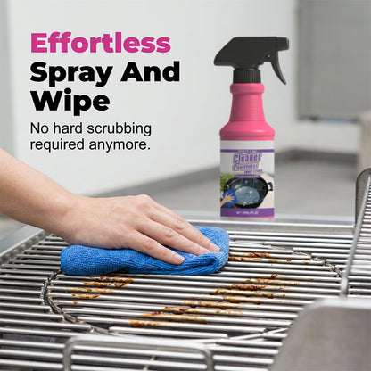 🍢 Fast-Acting Grill Degreaser | Heavy Duty Cleaning Spray