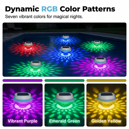 📉 Last Day Prices Dropped! 🏃‍♂️LED Solar Floating Pool Light
