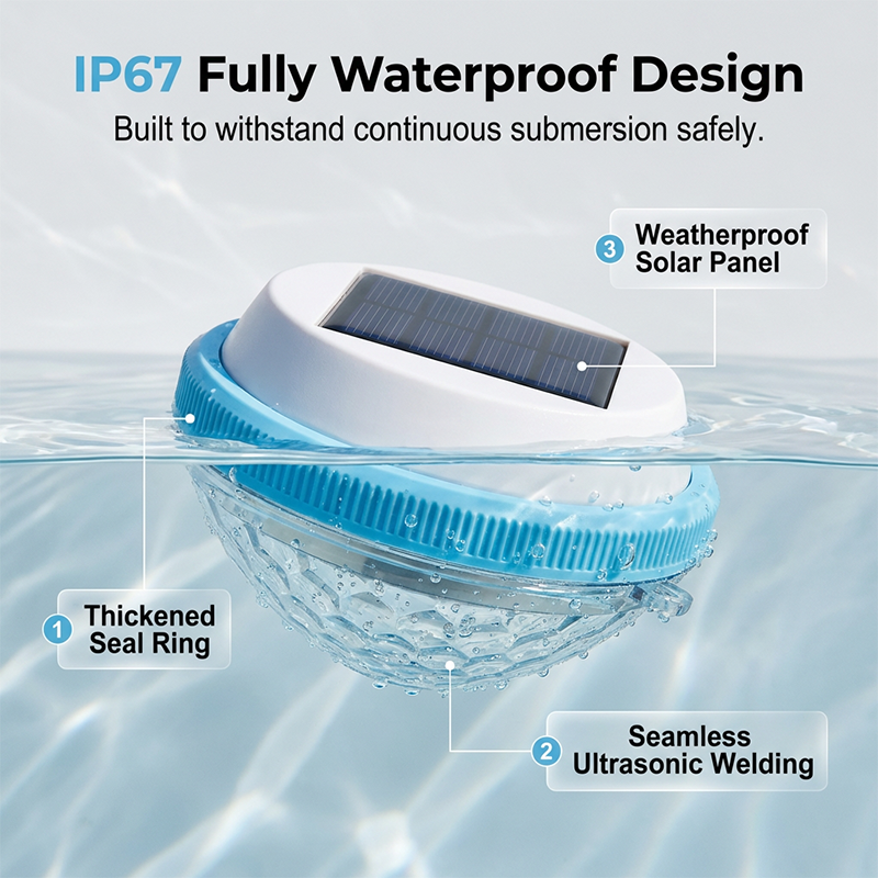 📉 Last Day Prices Dropped! 🏃‍♂️LED Solar Floating Pool Light