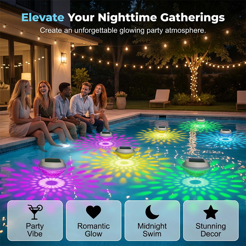 📉 Last Day Prices Dropped! 🏃‍♂️LED Solar Floating Pool Light