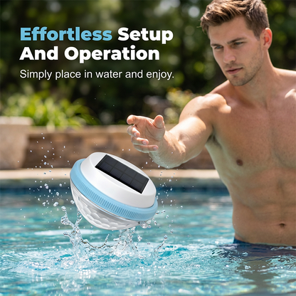 📉 Last Day Prices Dropped! 🏃‍♂️LED Solar Floating Pool Light