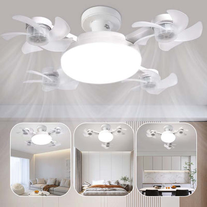 💡 E27 Socket Ceiling Fan Light – 2-in-1 LED Fan Bulb with Remote Control for Bedroom, Kitchen & Home Cooling