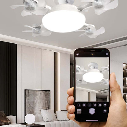 💡 E27 Socket Ceiling Fan Light – 2-in-1 LED Fan Bulb with Remote Control for Bedroom, Kitchen & Home Cooling