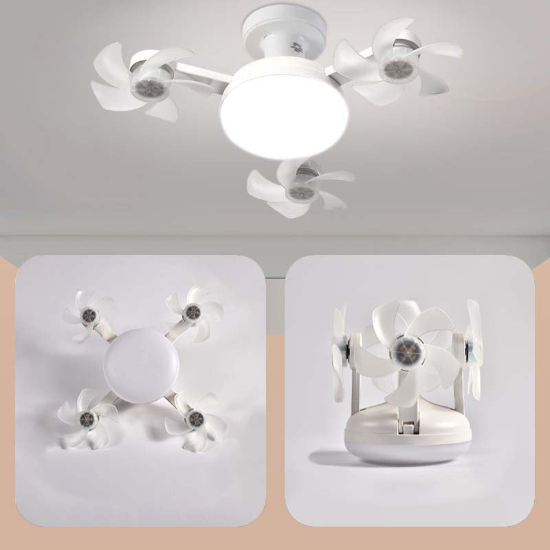 💡 E27 Socket Ceiling Fan Light – 2-in-1 LED Fan Bulb with Remote Control for Bedroom, Kitchen & Home Cooling