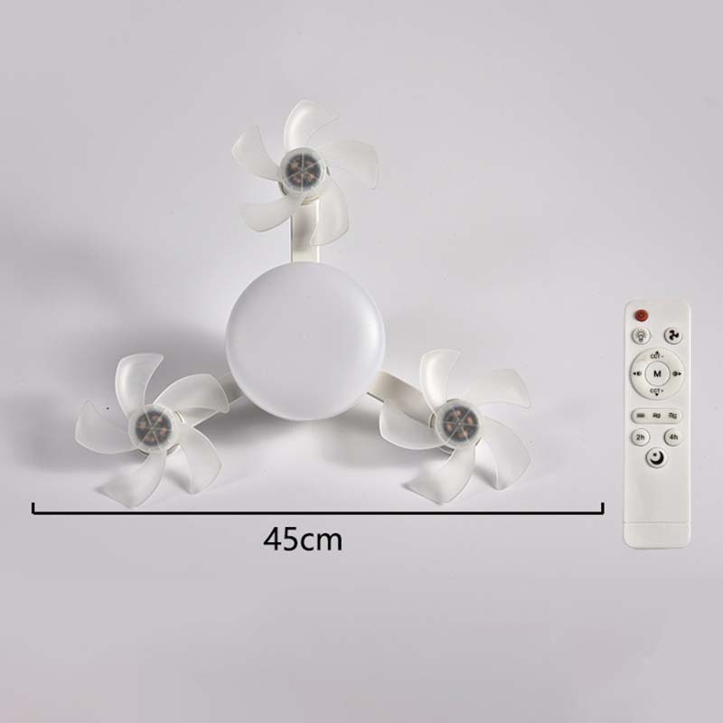 💡 E27 Socket Ceiling Fan Light – 2-in-1 LED Fan Bulb with Remote Control for Bedroom, Kitchen & Home Cooling