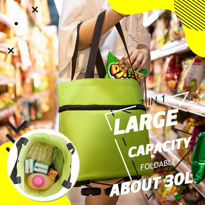 🔥HOT SALE 44% OFF🔥Foldable 2-in-1 Shopping Bag