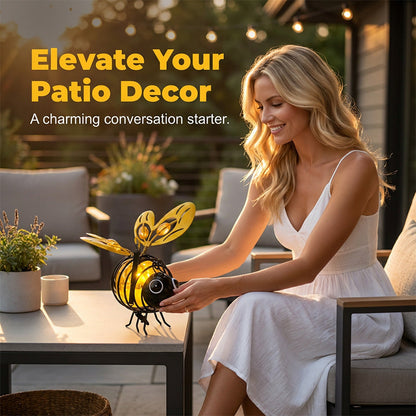 🐝 Outdoor Hanging Solar Bee Light – Charming Garden Décor With A Warm Evening Glow