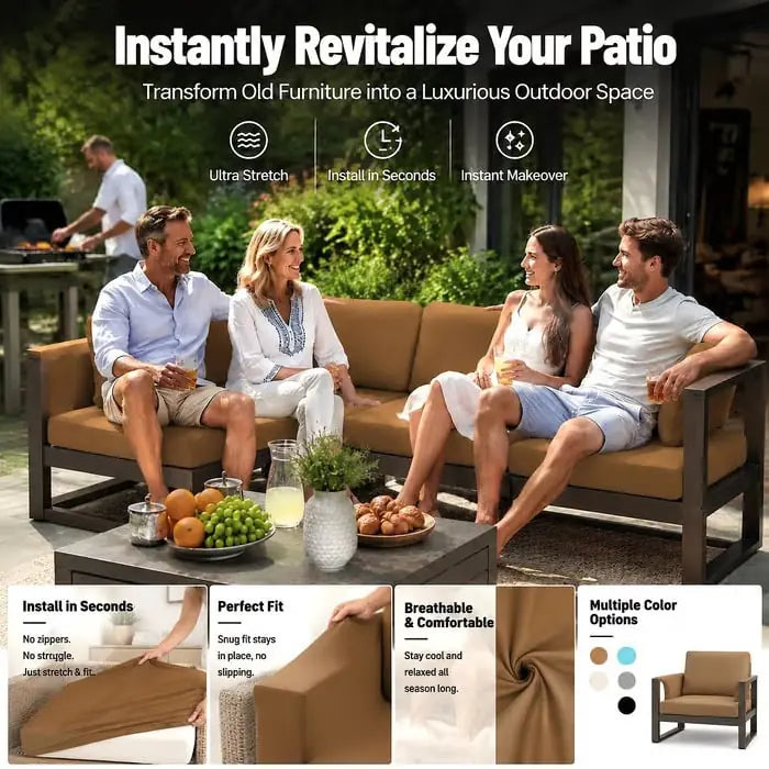 🔥 50% OFF TODAY | BUY 2+ & SAVE EXTRA 10% — StretchFit Cushion Covers