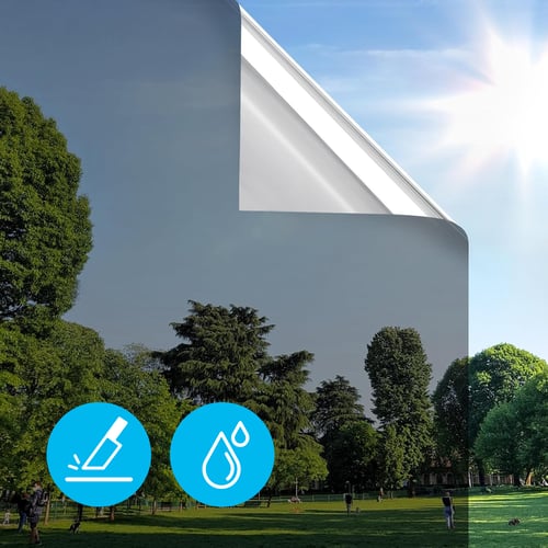 🔥 Over 50% OFF NOW🔥 One-Way Mirror Window Film for Daytime Privacy, UV Protection 🪟✨